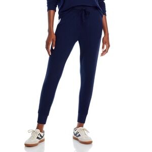 Aqua‎ Navy White Stripe Knit Sweatpants Joggers Lounge Pants Size XL